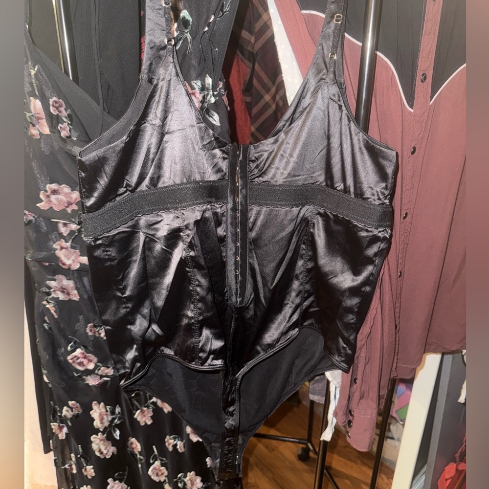 NWT Free People Anywhere With You Bodysuit in Black Size XL - Picture 11 of 15